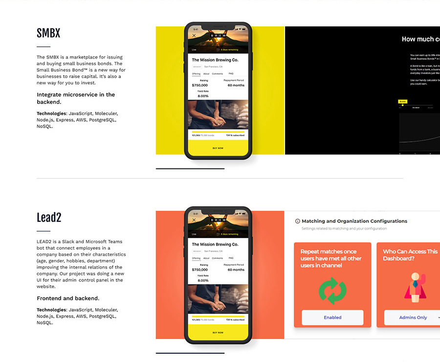 Celtic Portfolio Page